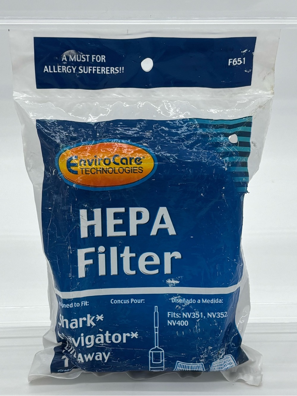 HEPA Filter Foam Set XHF350 F651 Shark Navigator Lift Away NV350 NV351 NV352 New